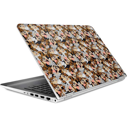 Looney Tunes Taz Super Sized Pattern HP Pavilion Skin